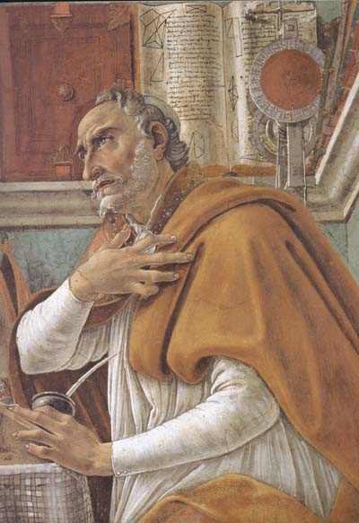 St Augustine in his Study